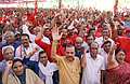 Bengaluru: Members of Various trade unions take part in a rally to mark the International Labour Day in Bengaluru,Wednesday, May 1, 2024.(PTI Photo/Shailendra Bhojak)(PTI05_01_2024_000075B)