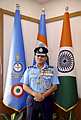 **EDS: IMAGE VIA MINISTRY OF DEFENCE** New Delhi: Air Marshal Nagesh Kapoor after taking over as Air Officer Commanding-in-Chief (AOC-in-C) Training Command, in Bengaluru, Wednesday, May 1, 2024. (PTI Photo) (PTI05_01_2024_000074B)