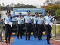 **EDS: IMAGE VIA MINISTRY OF DEFENCE** New Delhi: Air Marshal Nagesh Kapoor marches with others after taking over as Air Officer Commanding-in-Chief (AOC-in-C) Training Command, in Bengaluru, Wednesday, May 1, 2024. (PTI Photo) (PTI05_01_2024_000079B)